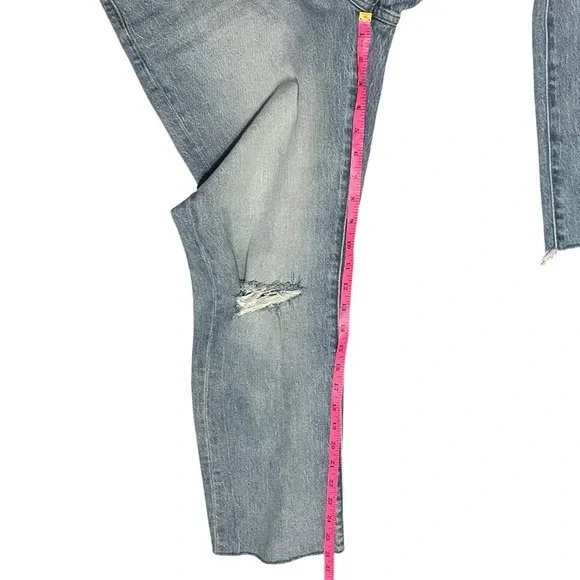 Madewell High Rise Slim Boyjean Prentice Light Wash Denim Womens Size 28 ND555‎ - Picture 8 of 10